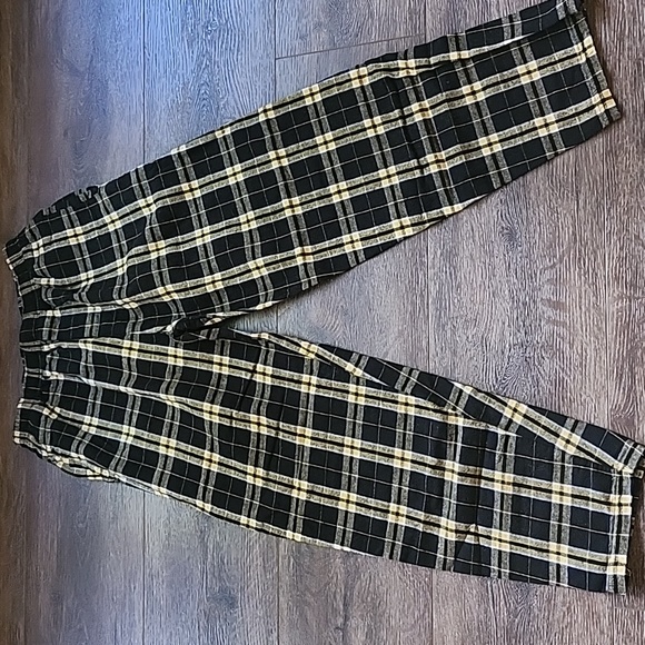 Steel City Black/Yellow Pajama Pants Size S 100% Cotton - Picture 3 of 4